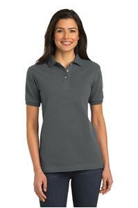 Picture of L420 PORT AUTHORITY® LADIES HEAVYWEIGHT COTTON PIQUE POLO