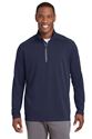 Picture of ST860 BLACK MENS SPORT WICK STRETCH 1/2 ZIP PULLOVER