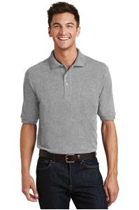 Picture of K420P PORT AUTHORITY® HEAVYWEIGHT COTTON PIQUE POLO WITH POCKET