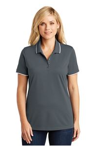 Picture of LK111 PORT AUTHORITY® LADIES DRY ZONE® UV MICRO-MESH TIPPED POLO