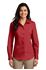 Picture of LW100 PORT AUTHORITY® LADIES LONG SLEEVE CAREFREE POPLIN SHIRT