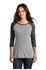 Picture of DM136L DISTRICT ® WOMEN’S PERFECT TRI ® 3/4-SLEEVE RAGLAN