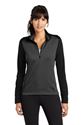 Picture of 578674 ANTHRACITE HEATHER/BLACK SM NIKE LADIES DRI-FIT 1/4 ZIP